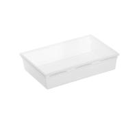 Rotho Basic modulare Ordnungsbox 23 x 15 cm für Schubladen, Kunststoff (PP) BPA-frei, transparent, (23.0 x 15.0 x 5.0 cm)