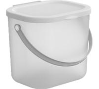 Rotho boîte à lessive 6L Albula - boîte à lessive 23,5 x 20,0 x 20,8 cm - boîte avec couvercle sec - rangement de la lessive bien fermé