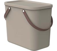 Rotho boîte de rangement avec couvercle 25L Albula - boîte plastique 40 x 23,5 x 34 cm - boîte empilable avec poignées confortables - boîte à étagères en plastique robuste