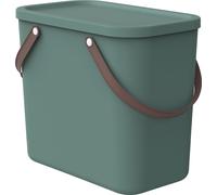 Rotho boîte de rangement avec couvercle 25L Albula - boîte plastique 40 x 23,5 x 34 cm - boîte empilable avec poignées confortables - boîte à étagères en plastique robuste