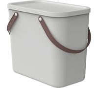 Rotho boîte de rangement avec couvercle 25L Albula - boîte plastique 40 x 23,5 x 34 cm - boîte empilable avec poignées confortables - boîte à étagères en plastique robuste