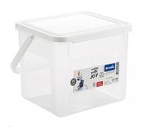 Rotho - Boîte de stockage avec couvercle - En plastique - Pour détergent - 3 kg/4,5 l - Transparent