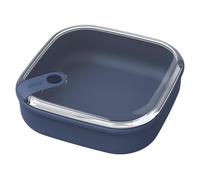 ROTHO Boîte fraîcheur Ela plate 1l 19,5x19,5x6,7cm bleu Midnight