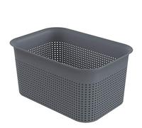 Rotho Brisen petit panier de stockage 4,5l, Plastique (PP) sans BPA, anthracite, 4.5l (26.2 x 18.0 x 13.0 cm)