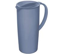 Rotho Caruba Cruche 1,2l avec couvercle et bec verseur, Plastic (PP) BPA-free, bleuhorizon, 1.2l (16.0 x 10.5 x 22.0 cm), Bleu Horizon