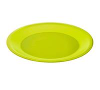 Rotho Caruba plaque plastique plate réutilisable, Plastique (PP) sans BPA, vert, (26.0 x 26.0 x 1.5 cm)