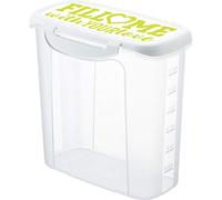 Rotho Clic & Lock Boîte de conservation 1,5l avec couvercle et serrure de sécurité, Plastique (PP) sans BPA, transparent, 1.5l (16.9 x 9.8 x 20.2 cm)