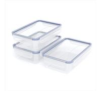 Rotho Clic & Lock lot de 3 boîtes plastique alimentaires 1,5 L à clips