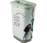 Rotho Conteneur à croquettes pour chien 50 l – hermétique avec couvercle et pelle