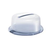 Rotho Cool & Fresh Couvercle à gâteau avec refroidissement, plastique (PP) sans BPA, bleu/transparent, (38 x 34 x 16 cm)