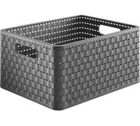 ROTHO Corbeille COUNTRY A4 anthr. 18L, 36,8x27,8x19,1cm