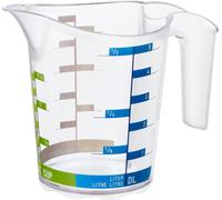 ROTHO Domino Gobelet gradué transparent, avec échelle graduée, contenu : 0,50 litre