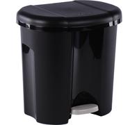 Rotho Duo Pedal Bin 2X10L Noir