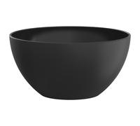 Rotho Eco Caruba Bol à salade 0,45 l en plastique solide Idéal à emporter Finition de qualité supérieure Noir