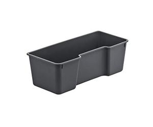 Rotho Evo Utilisation avec un seul compartiment, plastique de qualité alimentaire (PP) sans BPA, anthracite, (36.5 x 16.6 x 12.2 cm)