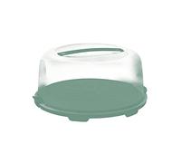 Rotho Fresh Cloche à Gâteau Haute avec Poignée en PP Turquoise Transparente