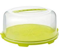 Rotho Fresh Tortenglocke, Kunststoff (BPA-frei), grün / transparent, (35,5 x 34,5 x 16,5 cm)