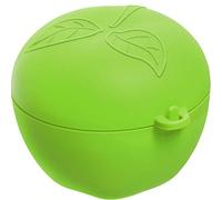 Rotho Fun Boîte de pommes, Plastique (PP) sans BPA, vert, 0.55l (12.4 x 11.0 x 9.5 cm)
