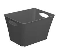 Rotho Living Boîte de rangement 44l, Plastique (PP) sans BPA, anthracite, 44l (52.6 x 39.2 x 31.0 cm)