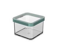 Rotho Loft Boîte de conservation, 0,5 l, avec couvercle, en plastique de qualité alimentaire (SAN), sans BPA, turquoise/transparent, 0,5 l (10,0 x 10,0 x 7,2 cm)