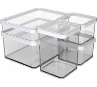 Rotho Loft boîte hermétique alimentaire lot de 5 avec couvercles blanc