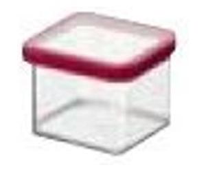 Rotho LOFT - Conteneur pour aliments - 0.5 L - rouge, transparent (pack de 8) Rouge, Transparent G