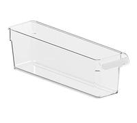 Rotho Loft Organisateur de réfrigérateur , plastique (SAN), transparent, taille S: 1,6 l (31 x 7,5 x 9 cm)