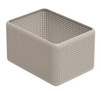 Rotho Madei Boîte de rangement 13l, Plastique (PP) sans BPA, cappuccino, 13l (32.6 x 23.8 x 18.8 cm)