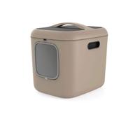 Rotho Bac à litière pour chat BIALA XL Plastique recyclé Cappuccino