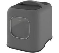 Maison toilette pour chat 50 38 40 cm Bac a litiere Anthracite