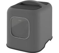 ROTHO - Maison toilette pour chat 50 x 38x 40 cm - Bac a litiere - Anthracite