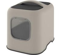 ROTHO - Maison toilette pour chat 51 x 39 x 40 cm - Bac a litiere - Cappuccino
