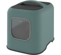 ROTHO - Maison toilette pour chat 51 x 39 x 40 cm - Bac a litiere - Vert de Gui