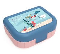 Rotho Memory Kids Boîte à snacks 1l, plastique de qualité alimentaire (PP) sans BPA, multicolore, 1l (16.6 x 13.3 x 6.1 cm)