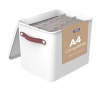 Rotho MyPaper Boîte de rangement trieur documents 40 x 29,2 x 29,8 cm en PP