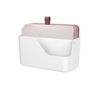 Rotho MyPaper Inbox My Paper Plus Organiseur de documents en plastique (PP) sans BPA, blanc/rouge, 36,4 x 16,8 x 31,7 cm