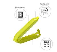 Rotho Onda Jeu de 10 clips de fermeture pour petit sac, Plastique (PP) sans BPA, vert, (12.0 x 11.0 x 1.6 cm)