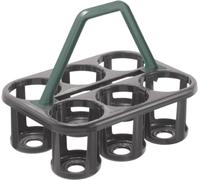 Rotho Panier de Transport en Plastique pour 6 Bouteilles