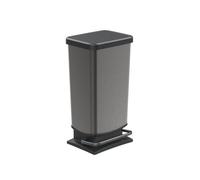 Rotho Poubelle à pédale Paso 40 l graphite
