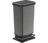 Rotho Poubelle à pédale Paso 40 l graphite