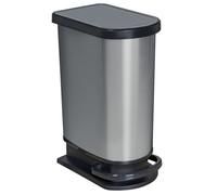 Rotho Poubelle à pédale Paso 50 L Acier inoxydable 1016110264