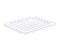 Rotho Reverso Couvercle pour Reverso 26l pivotant et boîte d'empilage, Plastique (PP) sans BPA, transparent, 26l (44.0 x 37.0 x 1.5 cm)