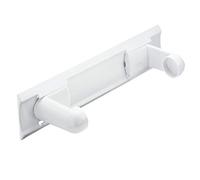 Rotho Rollo Porte-rouleaux de cuisine, Plastique (PP) sans BPA, blanc, (34.0 x 8.0 x 10.0 cm)