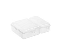 Rotho Rotho Twin Lunchbox 1.05+0.55L Transparent