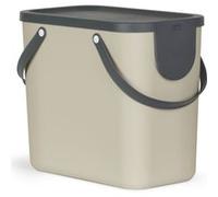 Système de recyclage des déchets ALBULA 25 l cappuccino trashcan