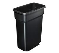 RothoPro Selecto Premium Poubelle 55l sans couvercle, Plastique (PP) sans BPA, noir, 55l (29.0 x 49.0 x 61.0 cm)