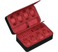 ROTHWELL Étui de voyage pour 8 montres et accessoires | Protection portable robuste avec fermeture éclair