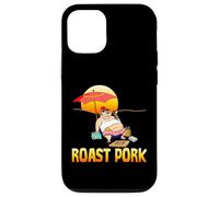 Rôti Porc fumant Cochon sur la Plage pour Barbecue Coque pour iPhone 12/12 Pro