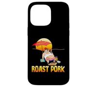 Rôti Porc fumant Cochon sur la Plage pour Barbecue Coque pour iPhone 14 Pro Max