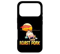 Rôti Porc fumant Cochon sur la Plage pour Barbecue Coque pour iPhone 17 Pro